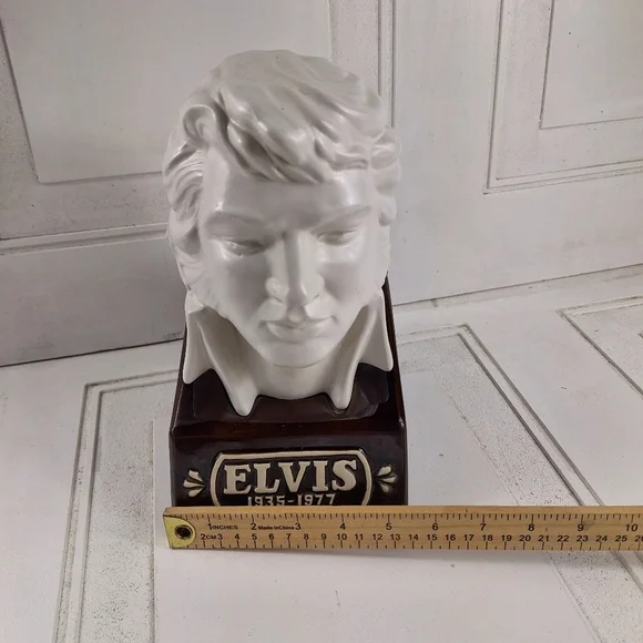 1977 Vintage McCormick Distilling Co. American Porcelain Elvis Presley Decanter - Picture 9 of 10